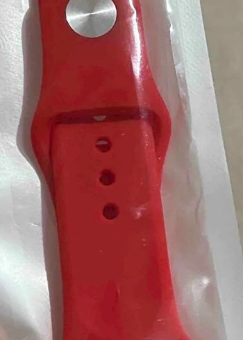 Apple Watch Kordonu Lacivert ve Kırmızı - Görsel 3