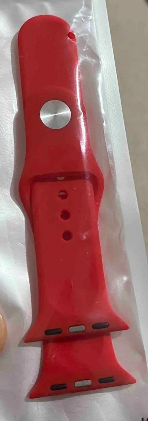 Apple Watch Kordonu Lacivert ve Kırmızı - Görsel 3