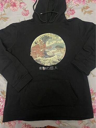 Baskılı Siyah Sweatshirts