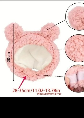 Panda Kedi Şapkası - Görsel 2