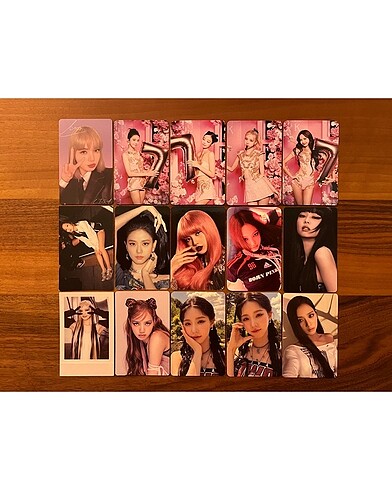 blackpink & miyeon photocard