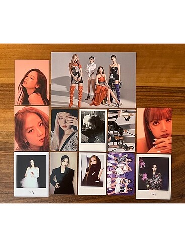 blackpink photocard & postcard
