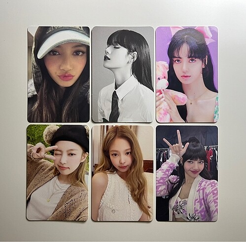 blackpink photocardlar