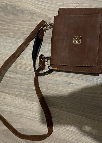 Beden Kahverengi Deri Tokalı Kadın Çanta
