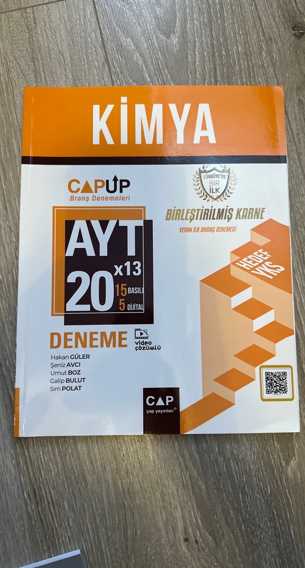 AYT Fizik, Kimya ve Biyoloji Deneme Kitapları - Görsel 3