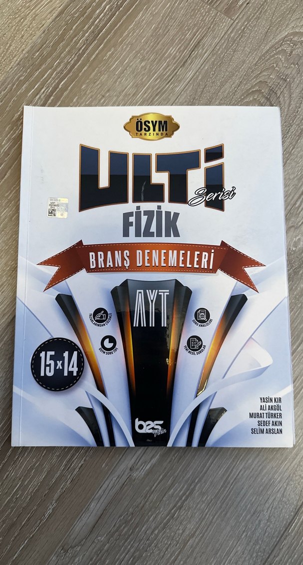 AYT Fizik ve AYT Kimya Deneme Kitapları Seti - Görsel 3
