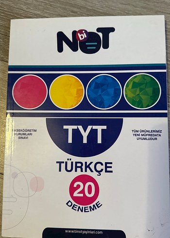 TYT Türkçe Bi Not yayinlari set - Görsel 4