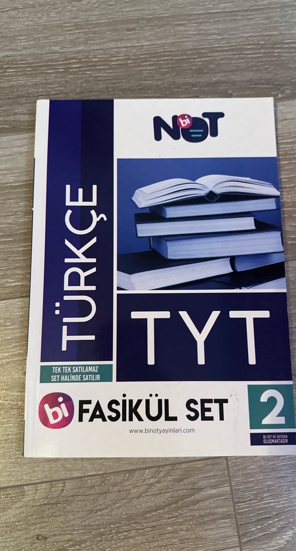 TYT Türkçe Bi Not yayinlari set - Görsel 3