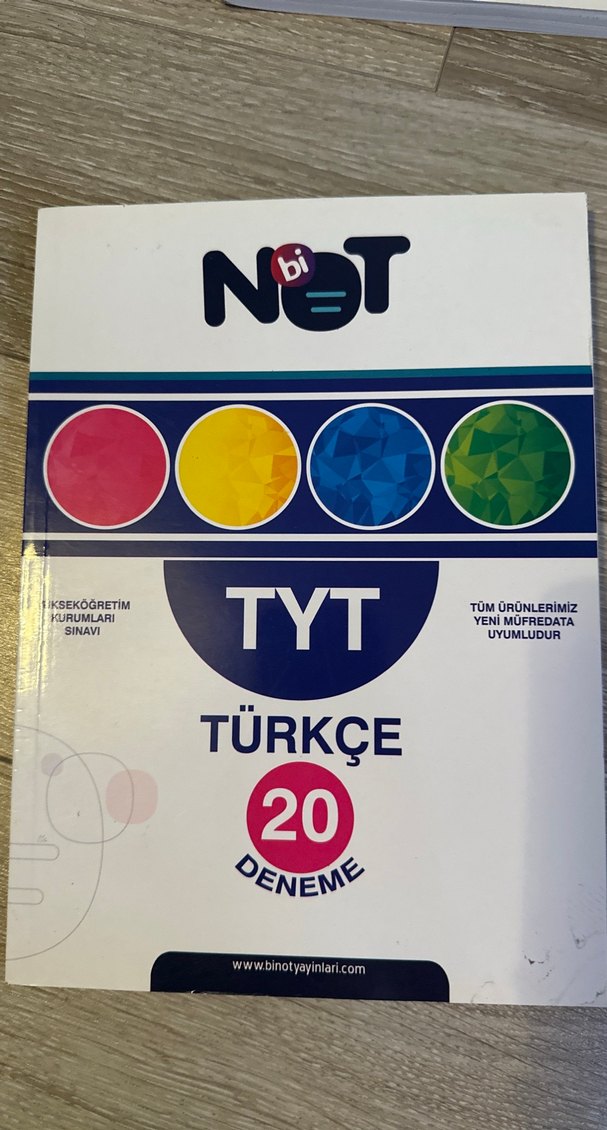 TYT Türkçe Bi Not yayinlari set - Görsel 4