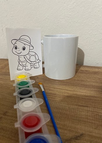  Beden Renk Çocuklar için Boyama Seti ve Fırça
