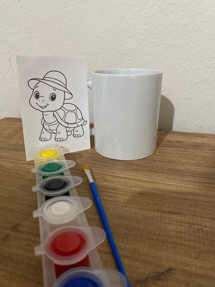 Çocuklar için Boyama Seti ve Fırça - Görsel 3