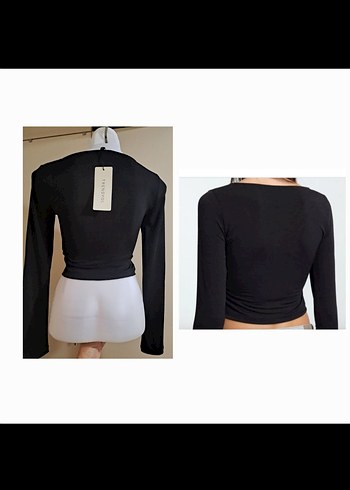 Taş ve Gül Detaylı Esnek Bluz - Görsel 6