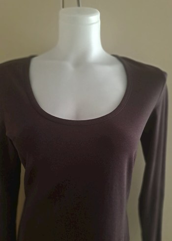 Kahverengi Uzun Kollu  Elbise - Görsel 4