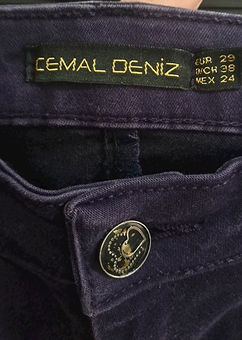 Lacivert Kadın Kot Pantolon - Görsel 8