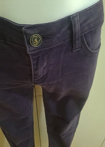 Lacivert Kadın Kot Pantolon - Görsel 5