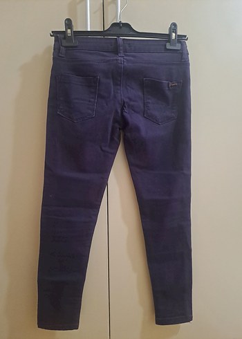 Lacivert Kadın Kot Pantolon - Görsel 6