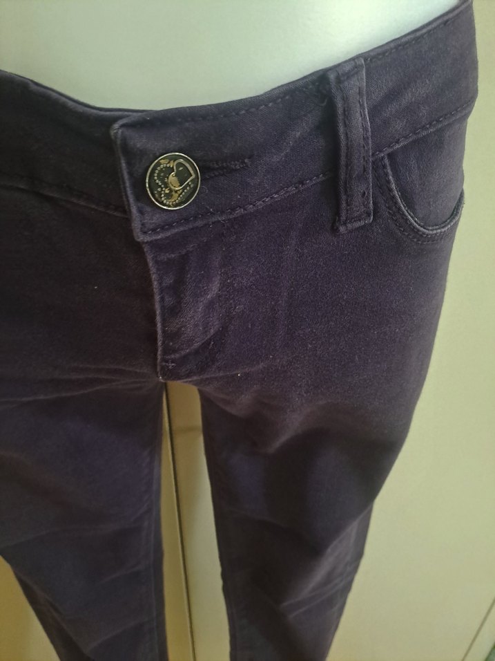 Lacivert Kadın Kot Pantolon - Görsel 5