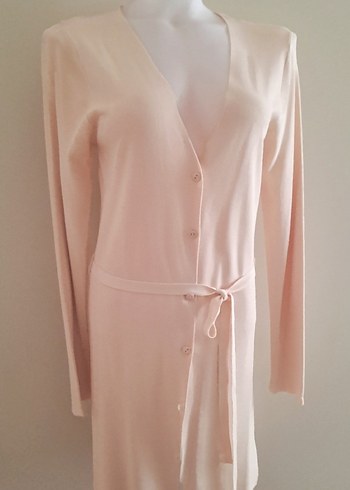 Bej Uzun Kollu Hırka - Görsel 2