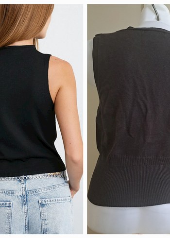 Mango Triko Yelek - Görsel 3