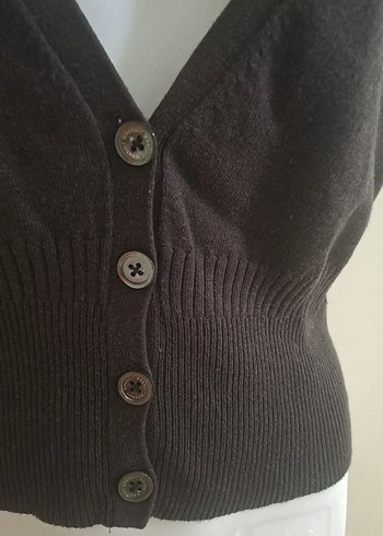 Mango Triko Yelek - Görsel 5