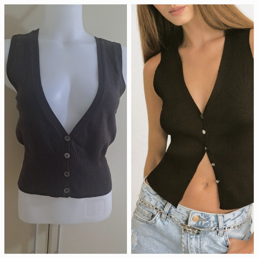 Mango Triko Yelek - Görsel 2