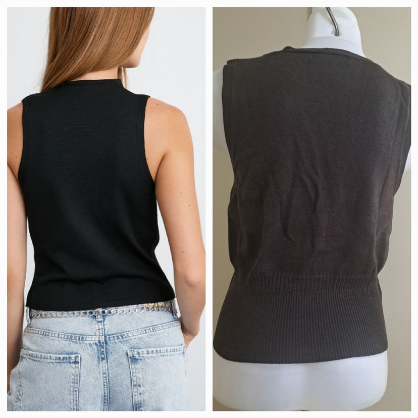 Mango Triko Yelek - Görsel 3