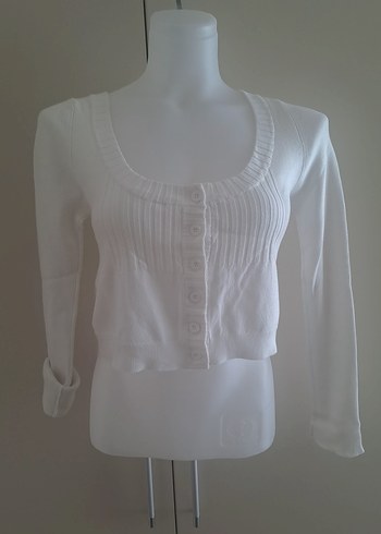 Mango Beyaz  Hırka - Görsel 3