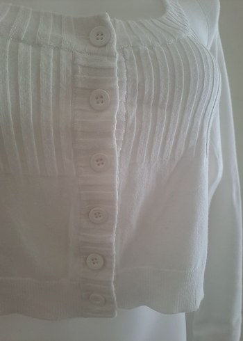 Mango Beyaz  Hırka - Görsel 7