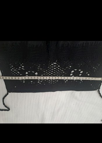 Keten ve Örgü Detaylı Büstiyer - Görsel 8