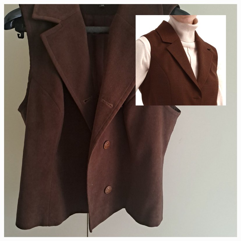 Ceket Yaka Yelek - Görsel 4