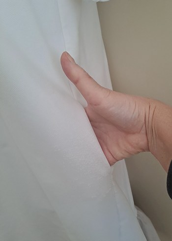 Beyaz Fırfırlı Elbise - Görsel 6