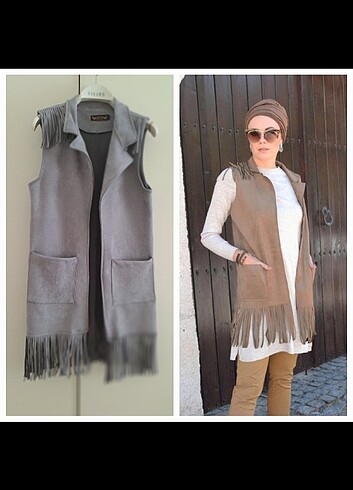 Püsküllü yelek  - Görsel 10