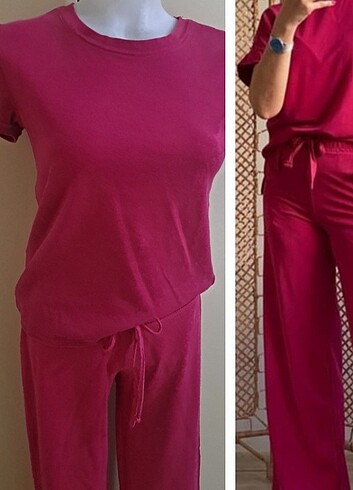 s Beden pembe Renk Ev giyim /pijama