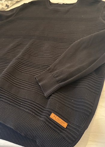 Siyah Erkek Triko Kazak - Görsel 2