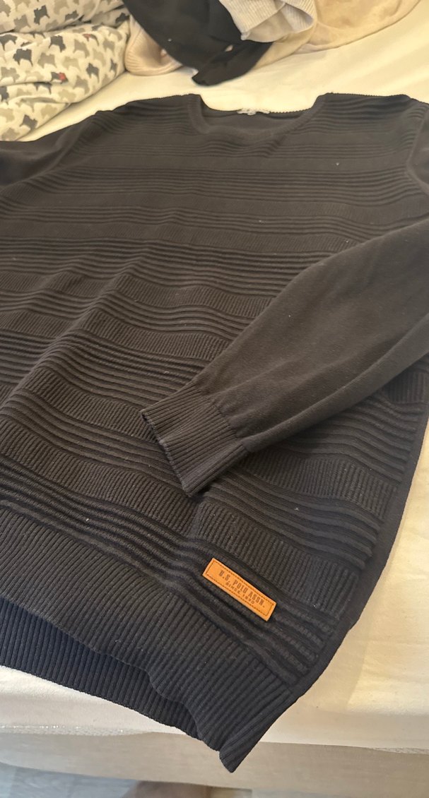 Siyah Erkek Triko Kazak - Görsel 2