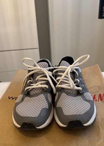 Gri Bağcıklı Kadın Spor Ayakkabısı - Görsel 2