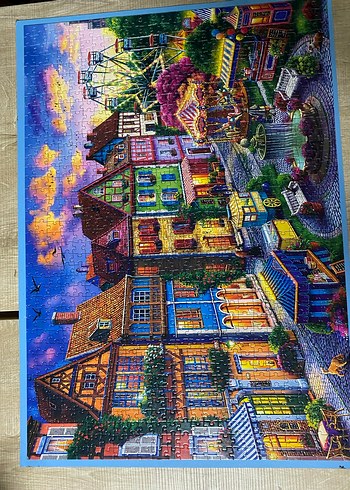  Beden Renkli 1000 parçalık Puzzle
