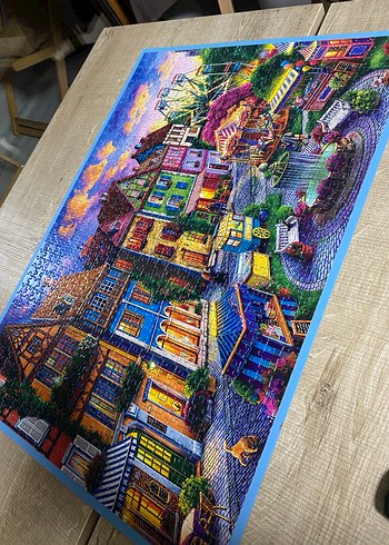Renkli 1000 parçalık Puzzle