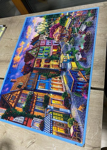  Renkli 1000 parçalık Puzzle