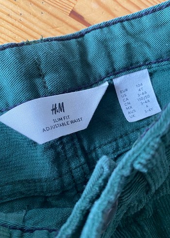H&M H&M kadife pantolon