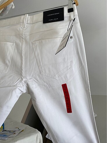 xl Beden beyaz Renk Zara erkek pantolon