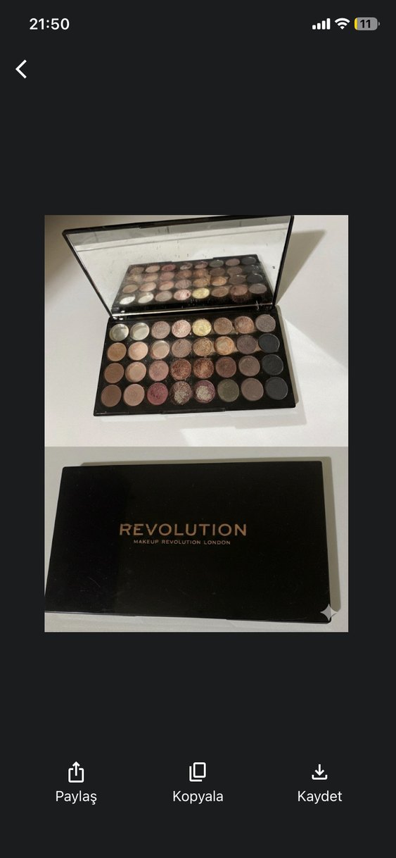 Revolution Parlak Siyah Göz Farı Paleti - Görsel 2