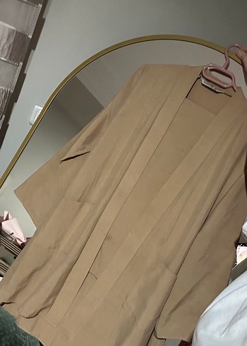 Diğer Bej Kadın Uzun kimono takım
