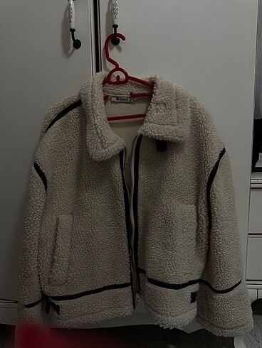 s Beden camel Renk Peluş mont