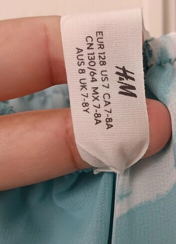 10 Yaş Beden turkuaz Renk H&M etiketli ürün 