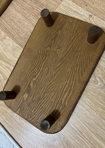 Koyu Kahverengi Ahşap Step Platform