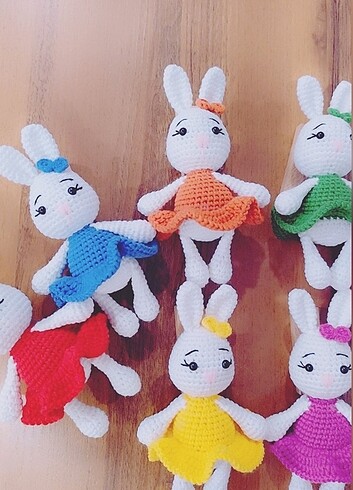 Beden Amigurumi Tavsan Anahtarlık