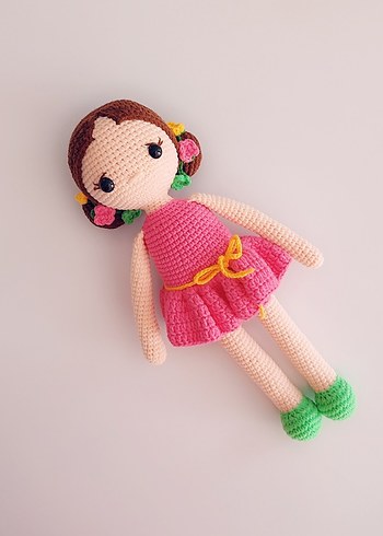Beden Renk Amigururumi Balerin Bebek