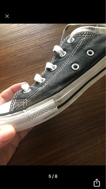 35 Beden siyah Renk Converse ayakkabı