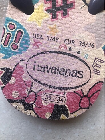 33 Beden pembe Renk Havaianas terlik